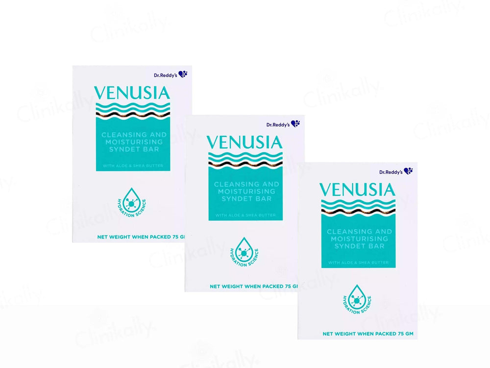 Venusia Cleansing & Moisturising Syndet Bar