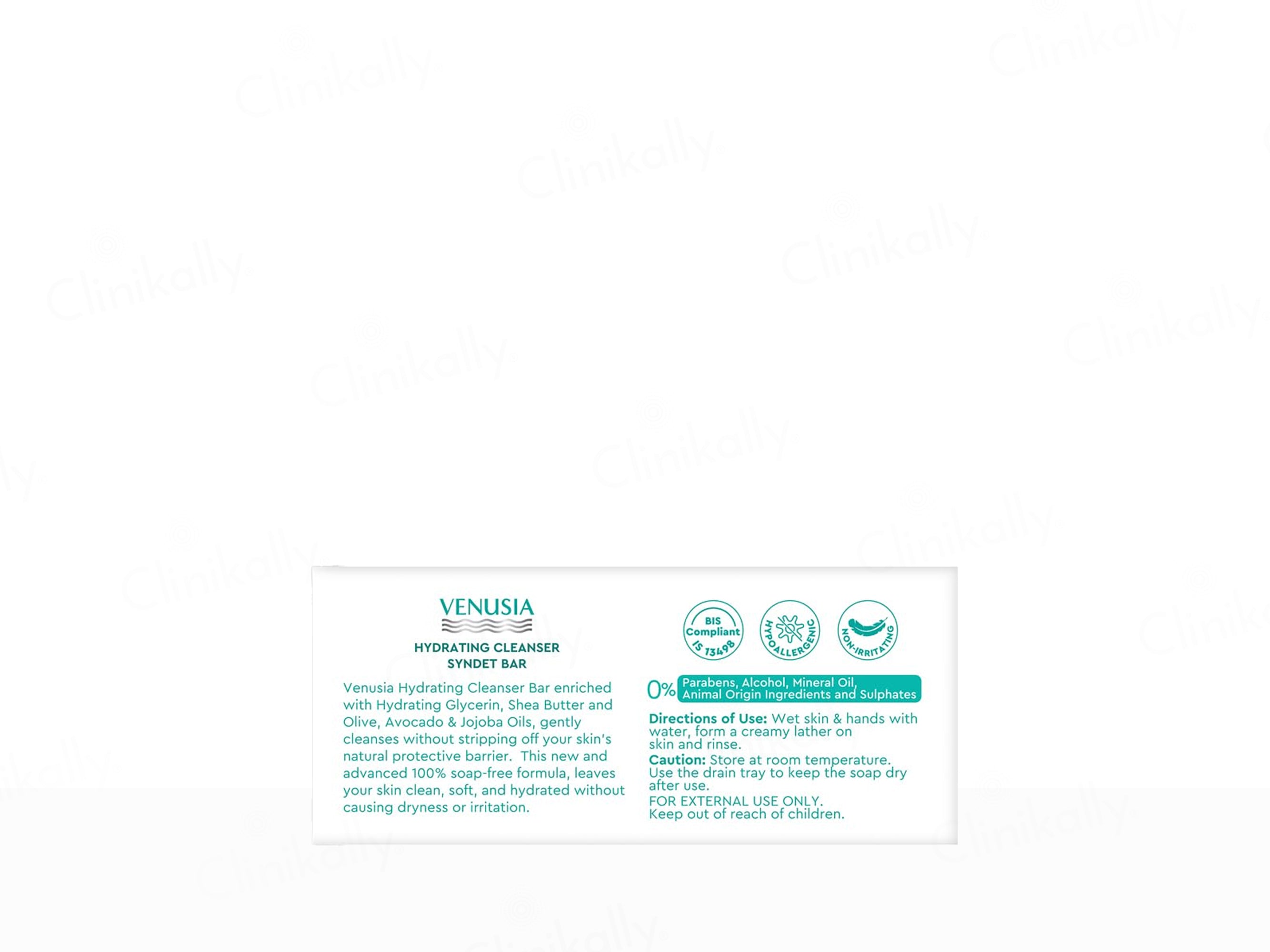 Venusia Hydrating Cleanser Syndet Bar