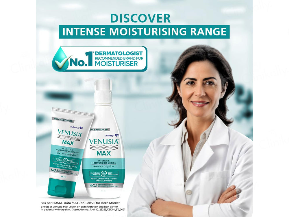 Venusia Max Intensive Moisturizing Lotion