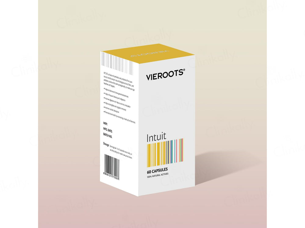 Vieroots Intuit Capsule For Healthy Gut Support With Prebiotics and Probiotics