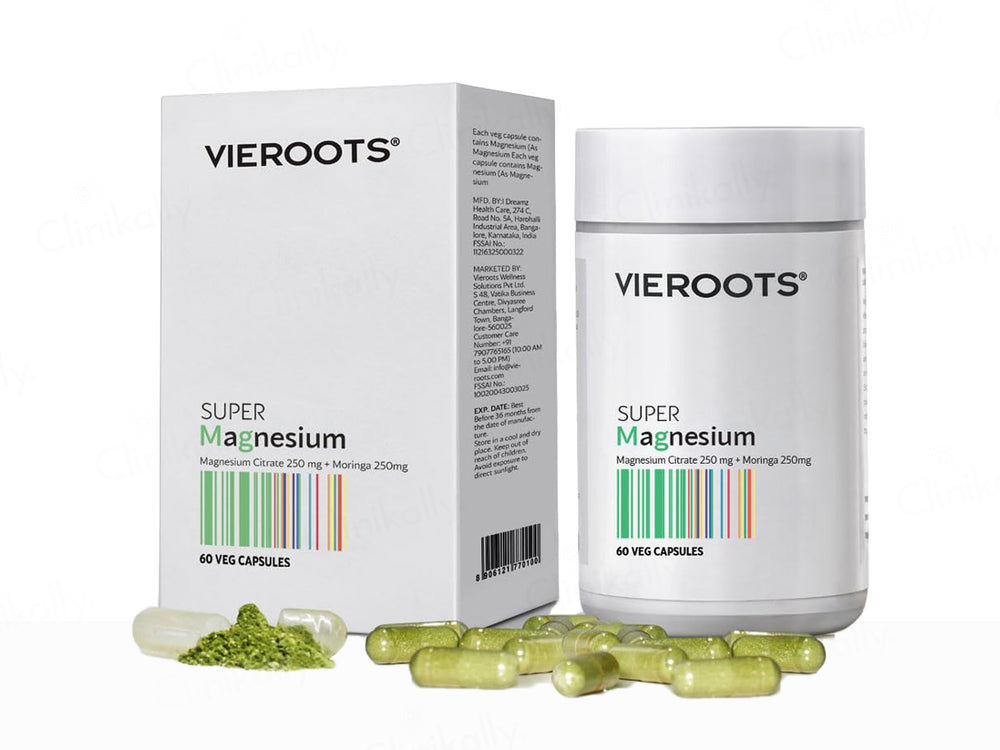 Vieroots Super Magnesium Veg Capsule