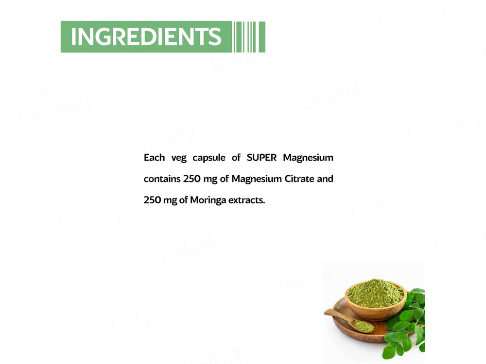 Vieroots Super Magnesium Veg Capsule