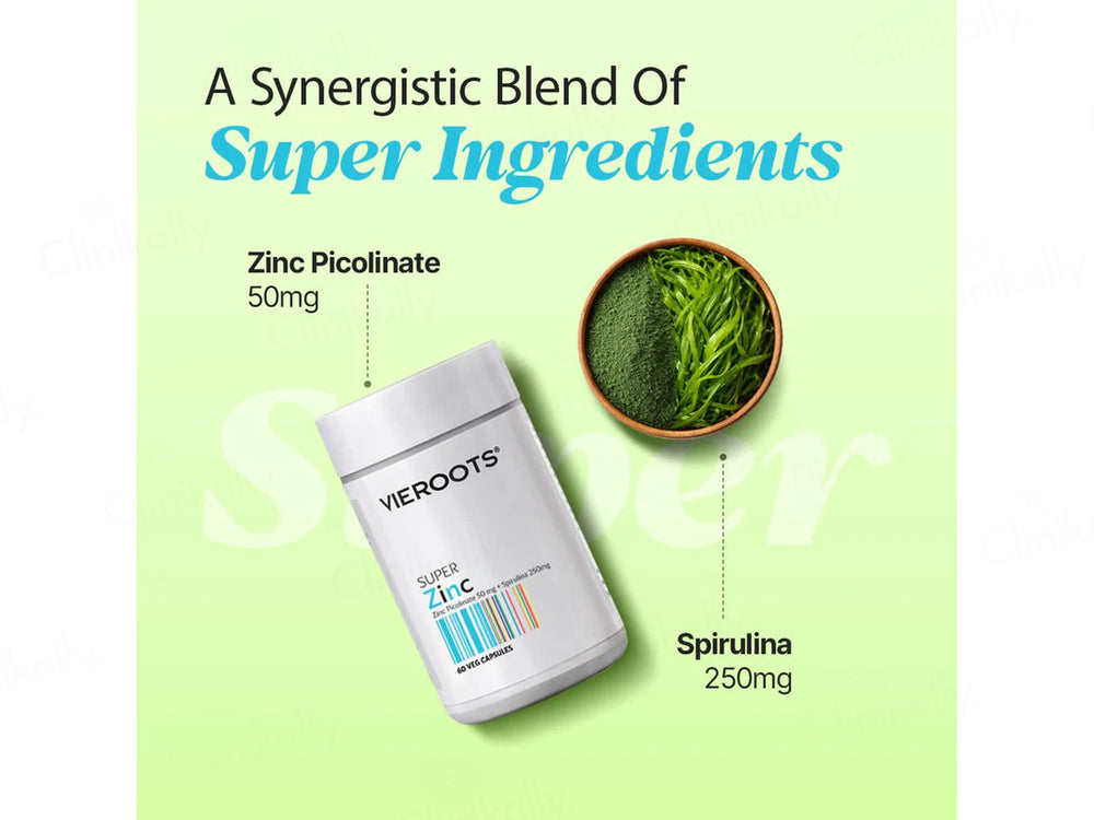 Vieroots Super Zinc Veg Capsule