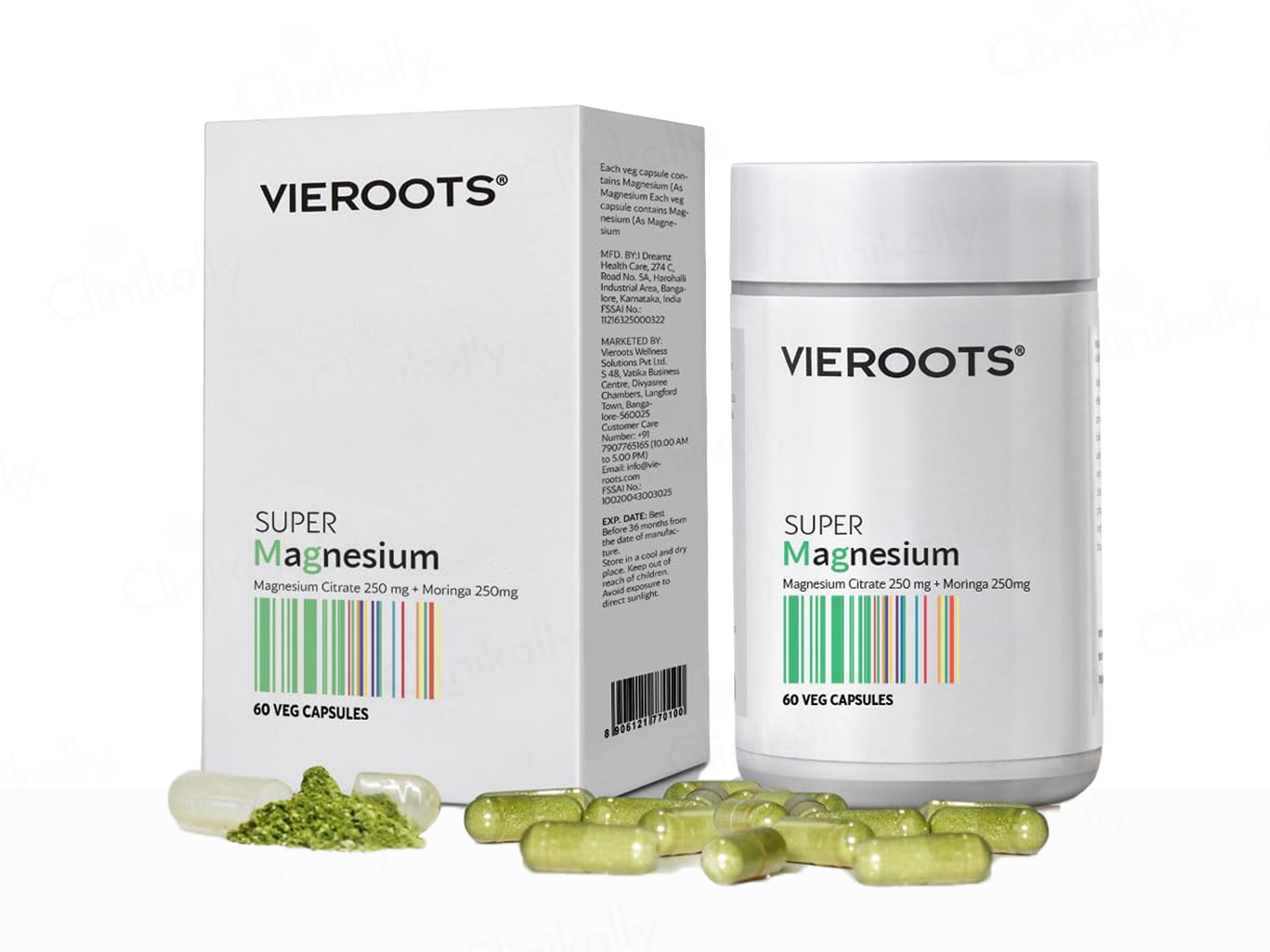 Vieroots Super Magnesium Veg Capsule