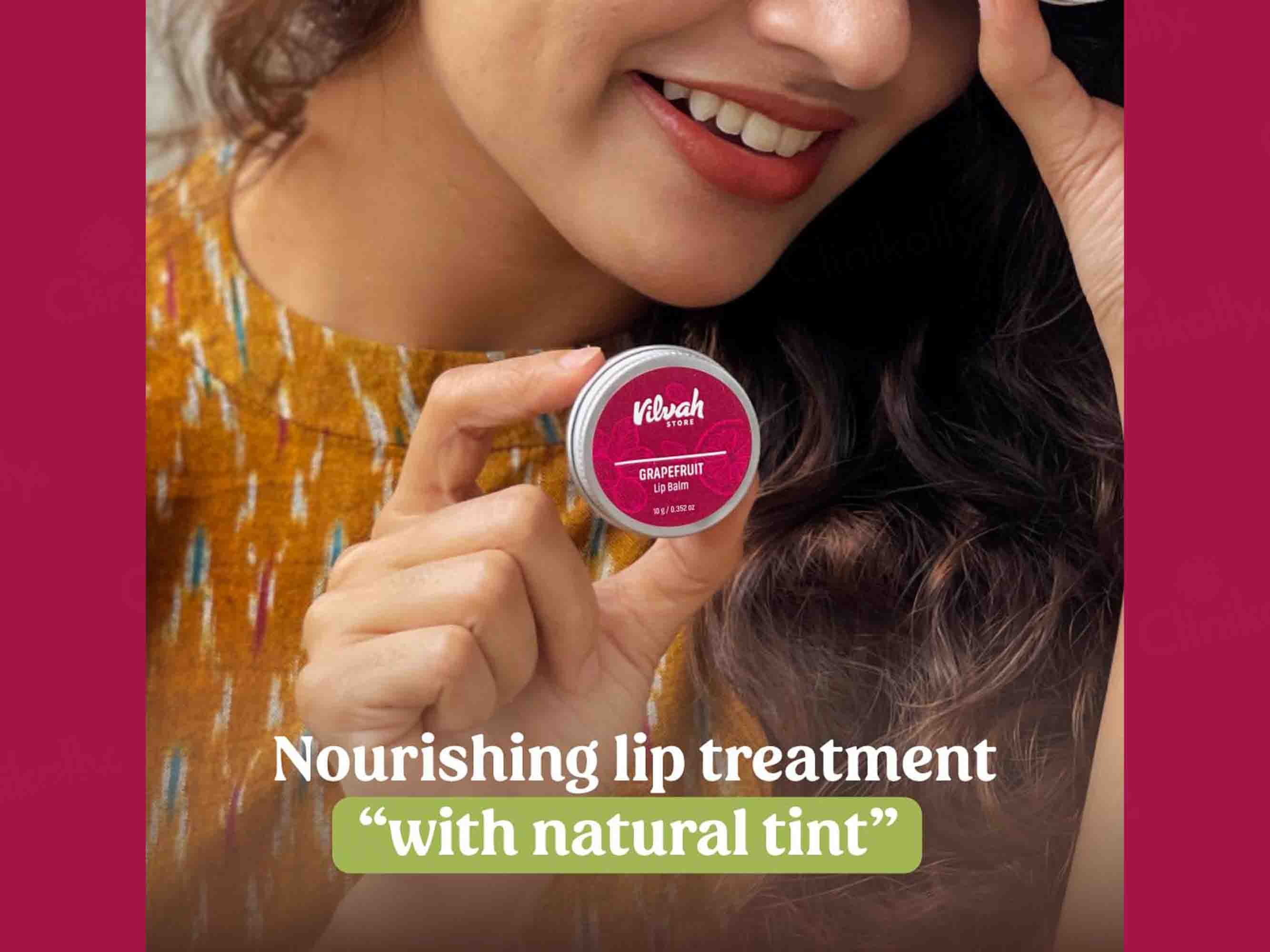 Vilvah Store Grapefruit Lip Balm