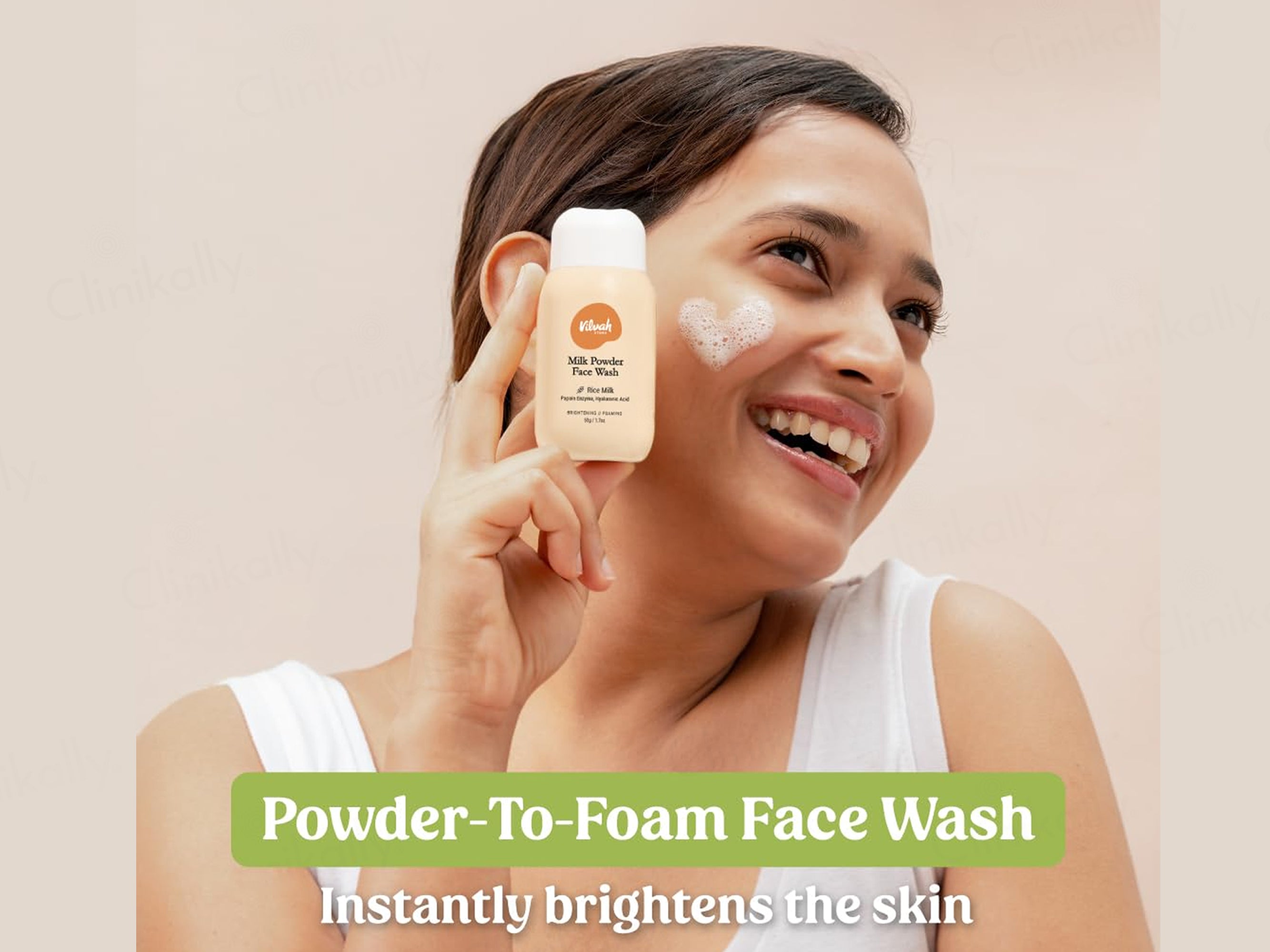 Vilvah Store Milk Powder Face Wash