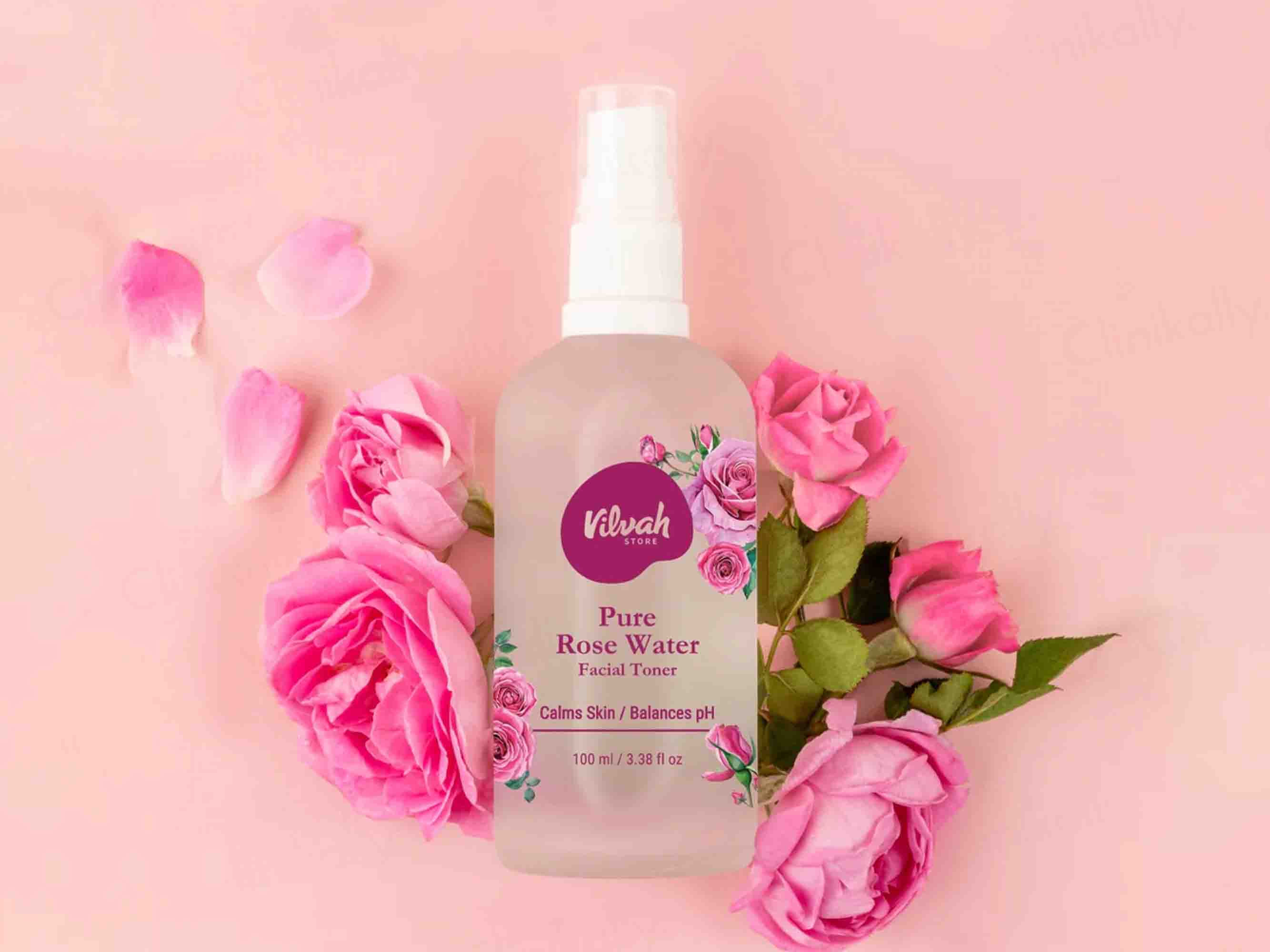 Vilvah Store Pure Rose Water Facial Toner