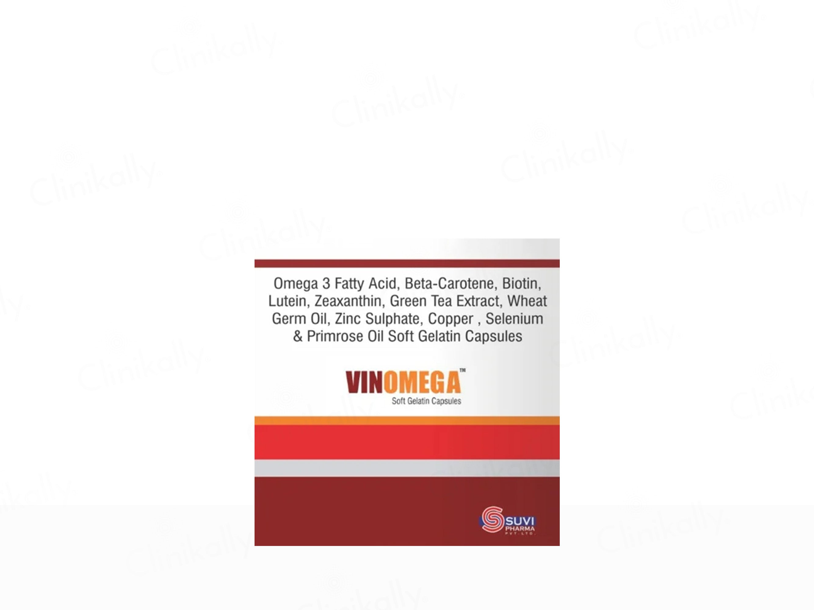 Vinomega Soft Gelatin Capsules