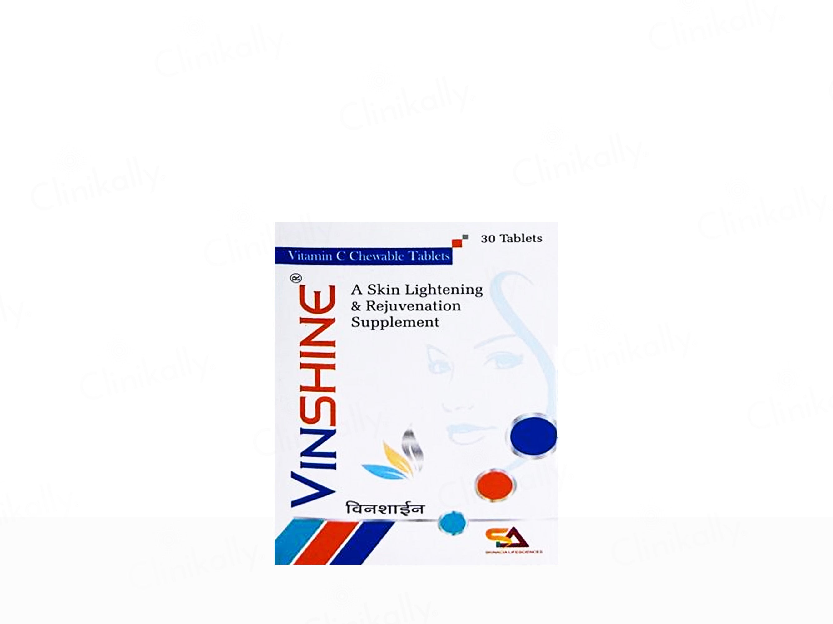 Vinshine Vitamin C Skin Lightening & Rejuvenation Chewable Tablet