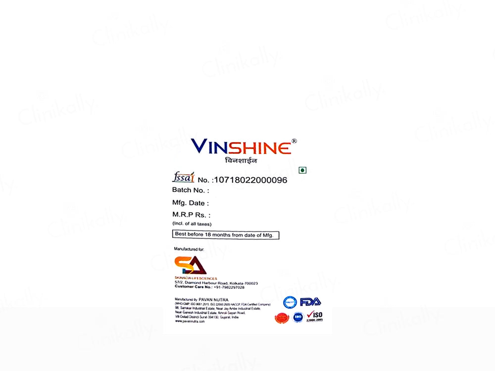 Vinshine Vitamin C Skin Lightening & Rejuvenation Chewable Tablet