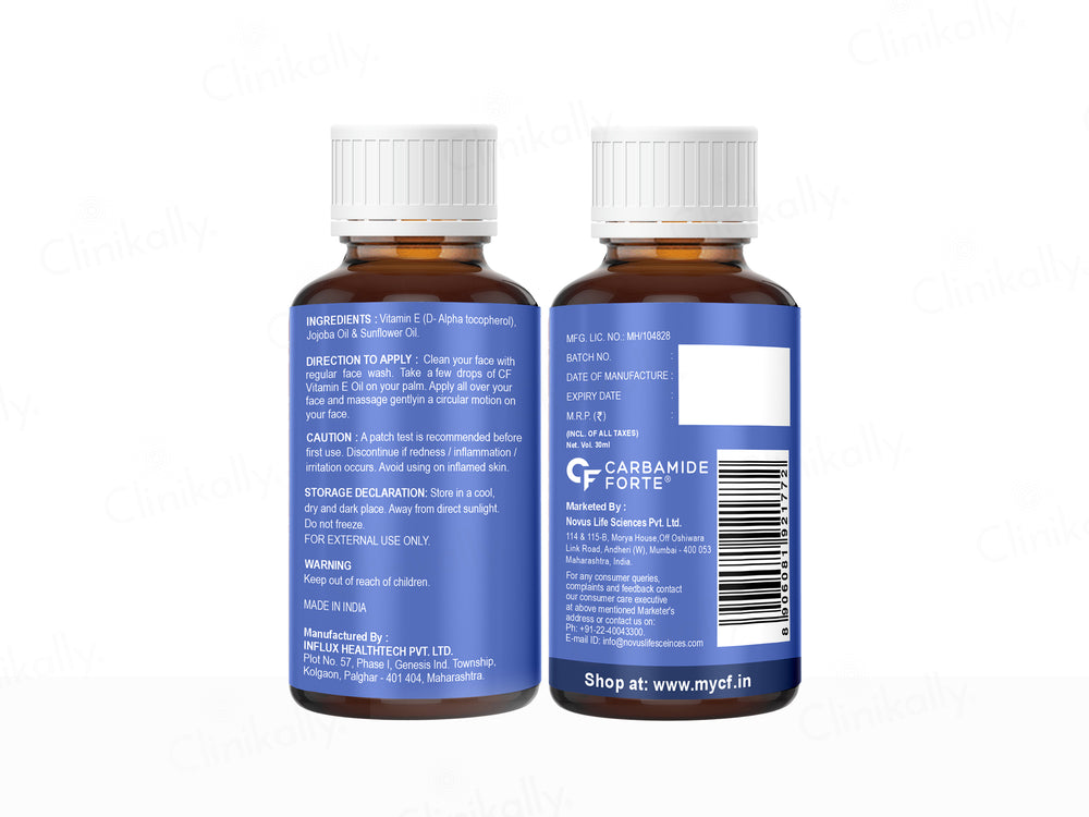 Carbamide Forte 100% Natural Vitamin E 30000 IU Oil