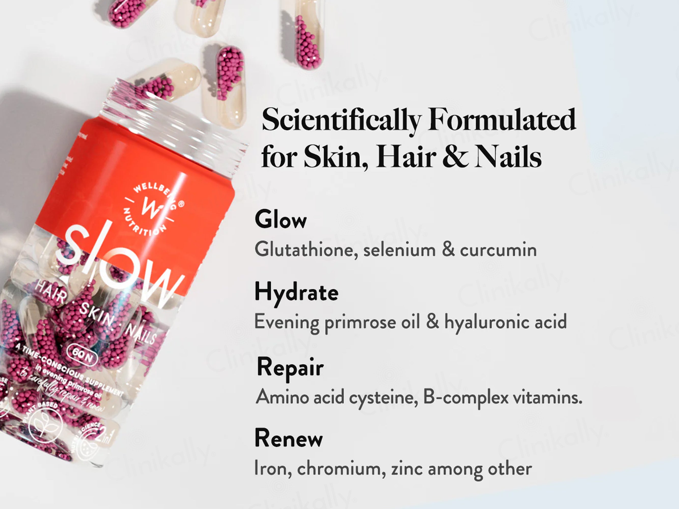 Wellbeing Nutrition Slow Hair & Skin & Nails Capsule