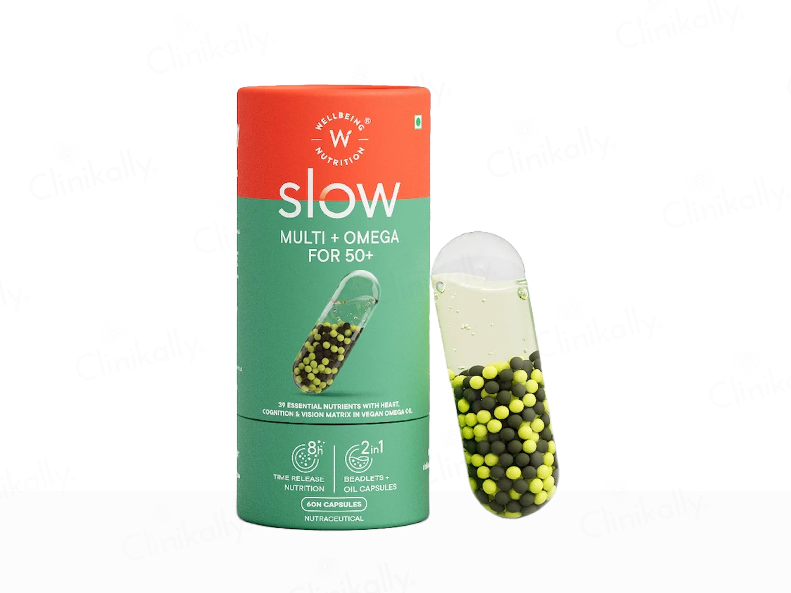Wellbeing Nutrition Slow Multi + Omega For Adult 50+ Capsule