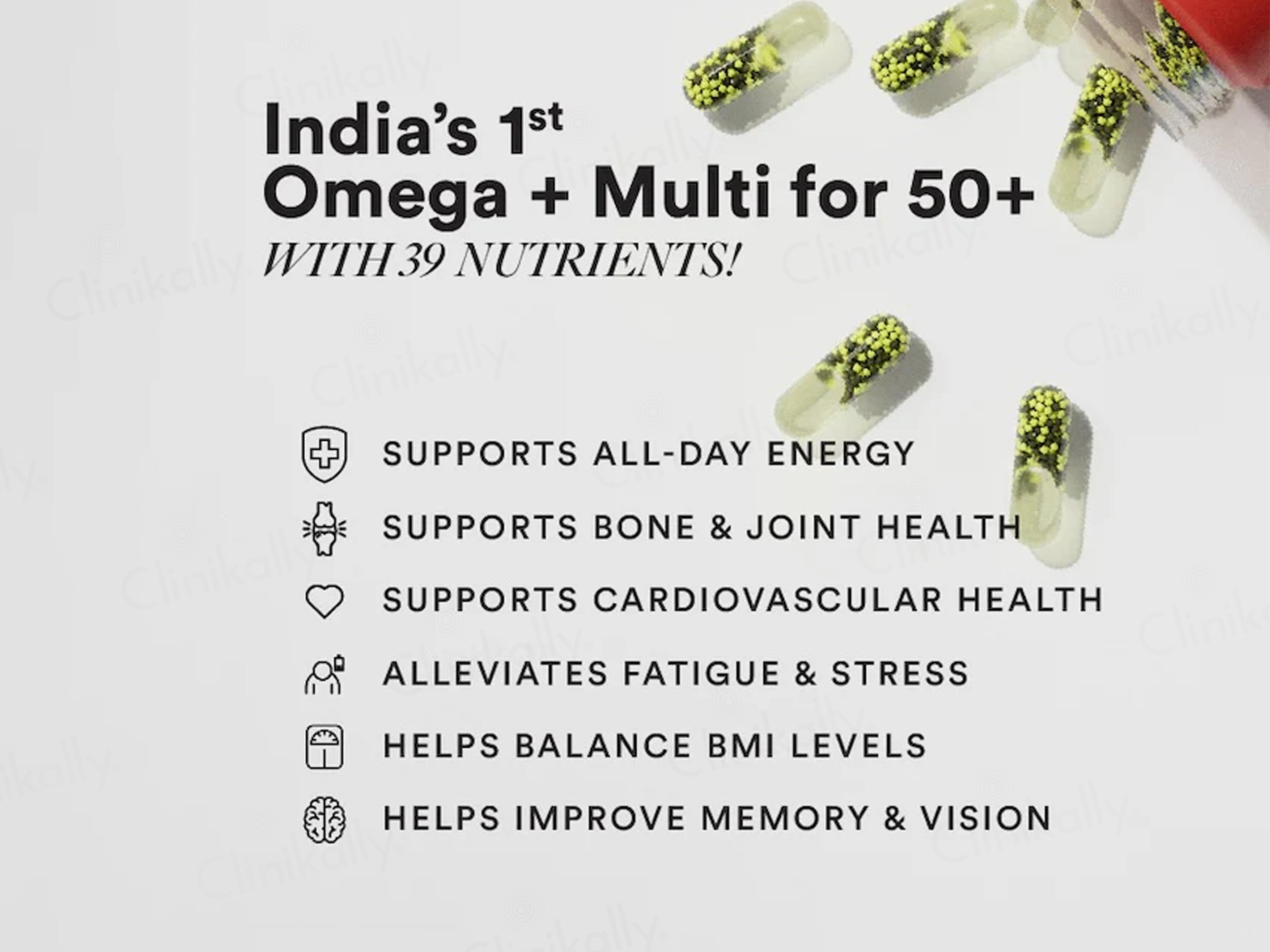 Wellbeing Nutrition Slow Multi + Omega For Adult 50+ Capsule
