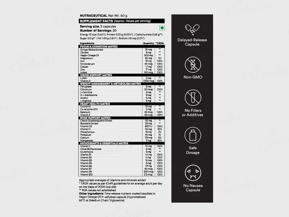 Wellbeing Nutrition Slow Multi + Omega For Adult 50+ Capsule