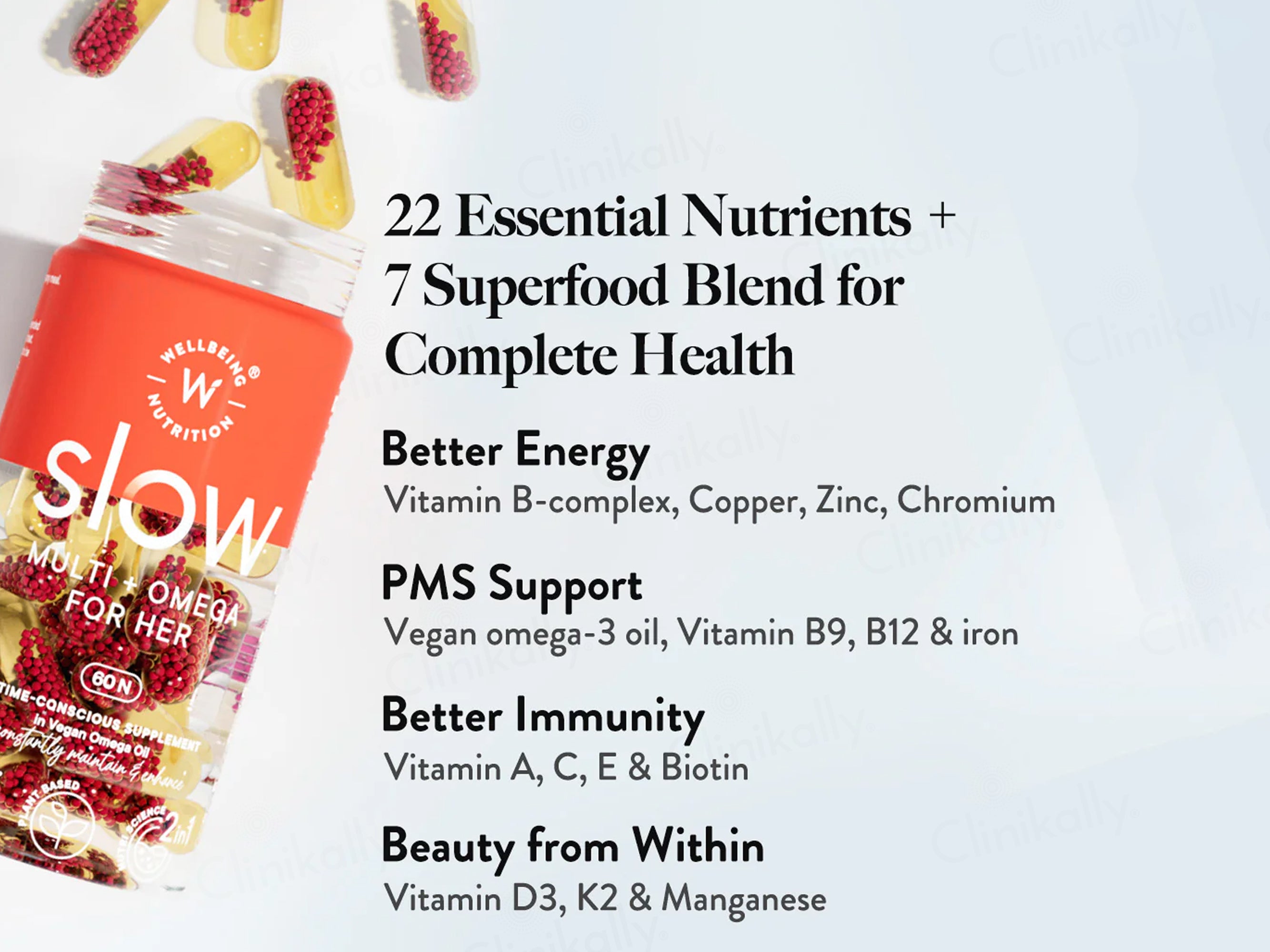 Wellbeing Nutrition Slow Multi + Omega For Her Capsule