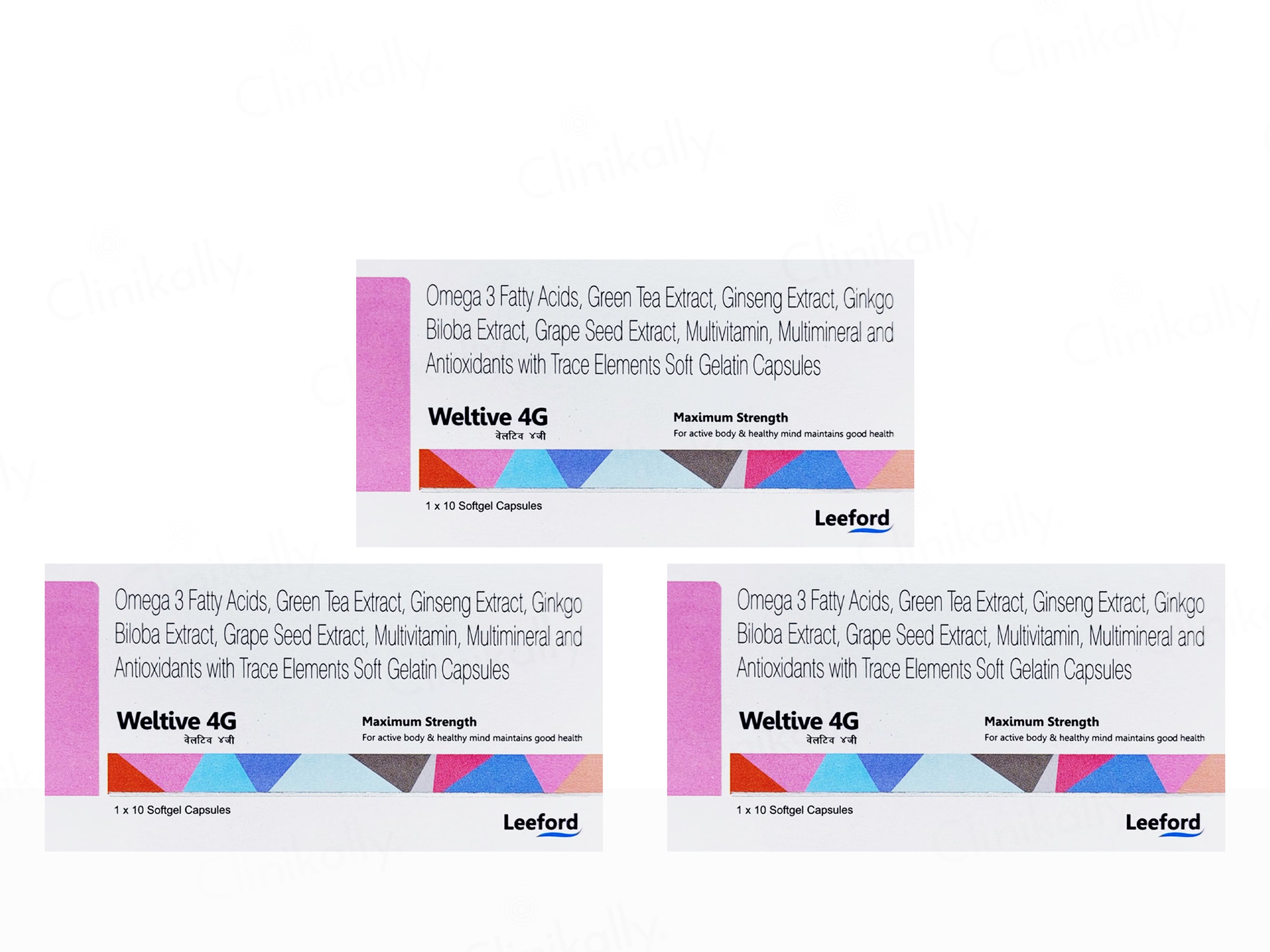 Weltive 4G Softgel Capsule