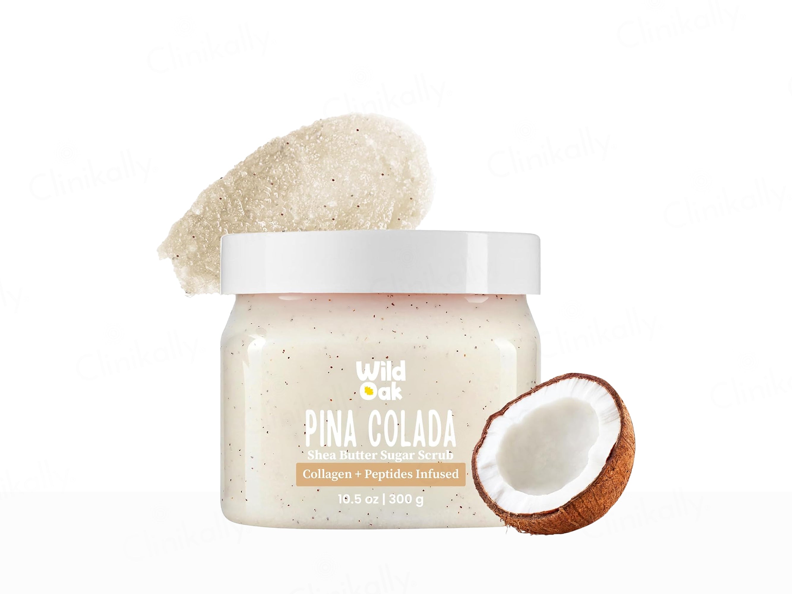 Wild Oak Pina Colada Shea Butter Sugar Body Scrub