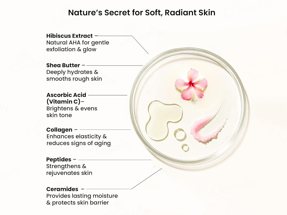 Wild Oak Pink Hibiscus Shea Butter Sugar Body Scrub