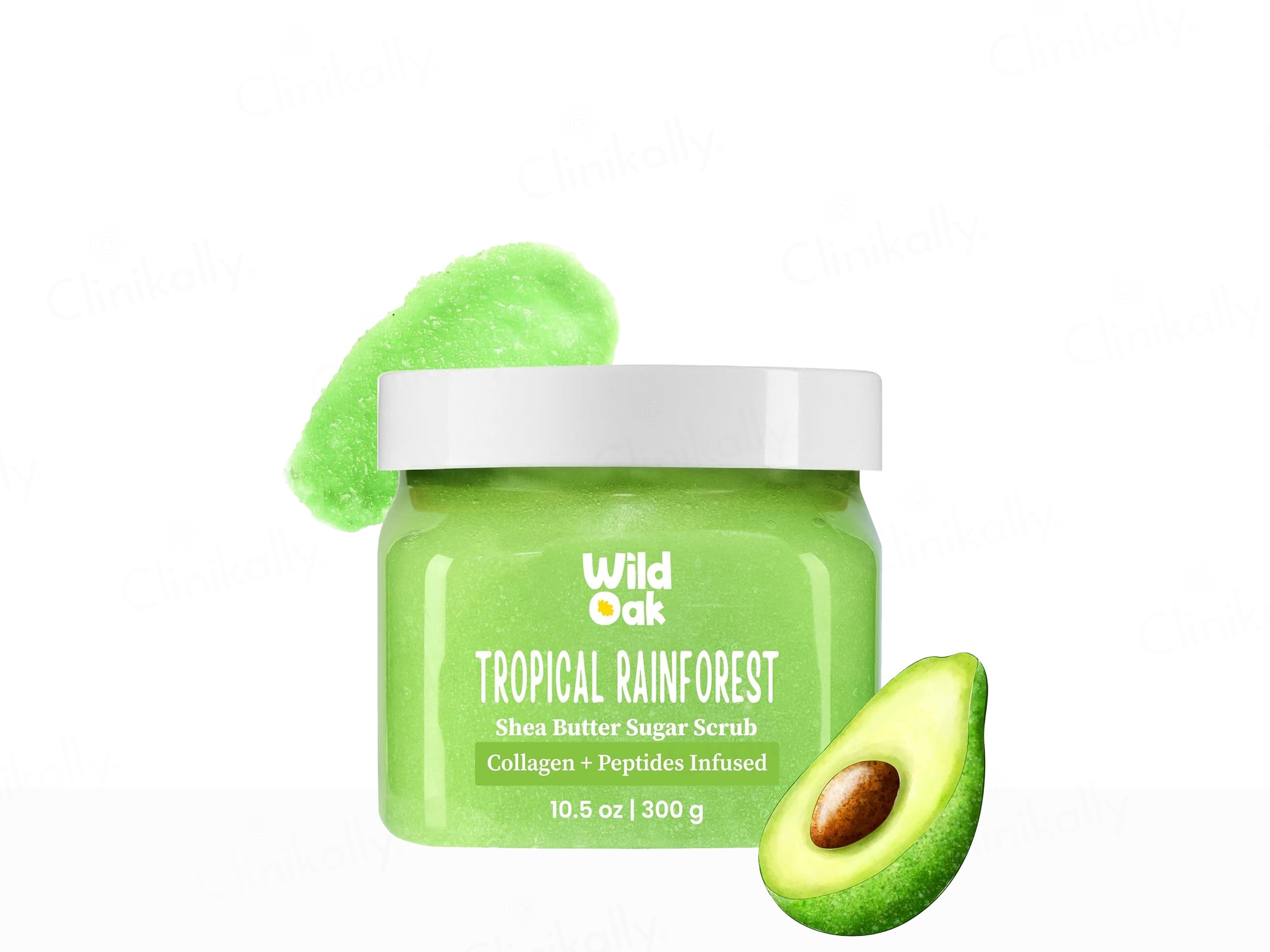 Wild Oak Tropical Rainforest Shea Butter Sugar Body Scrub