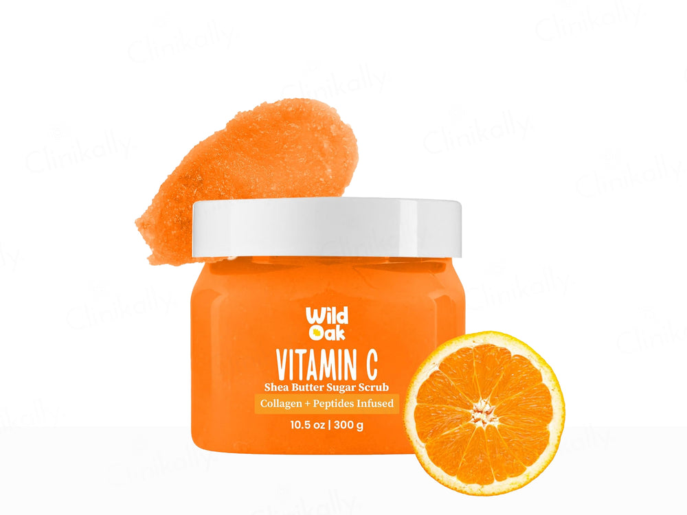Wild Oak Vitamin C Shea Butter Sugar Body Scrub