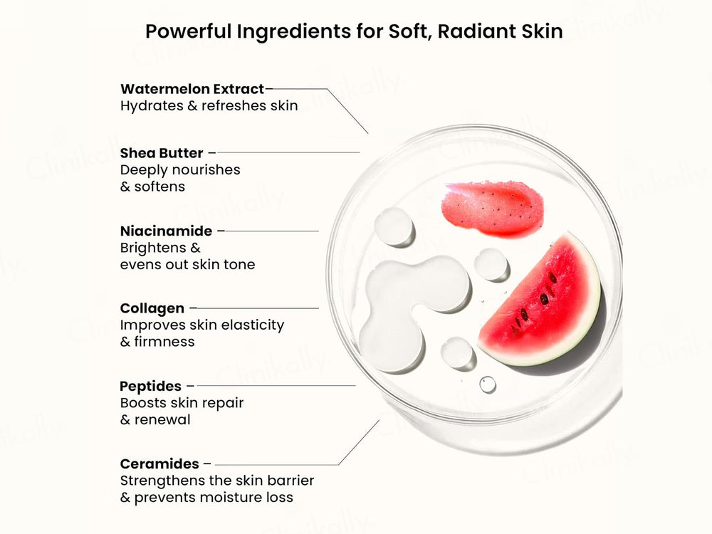 Wild Oak Watermelon Shea Butter Sugar Body Scrub