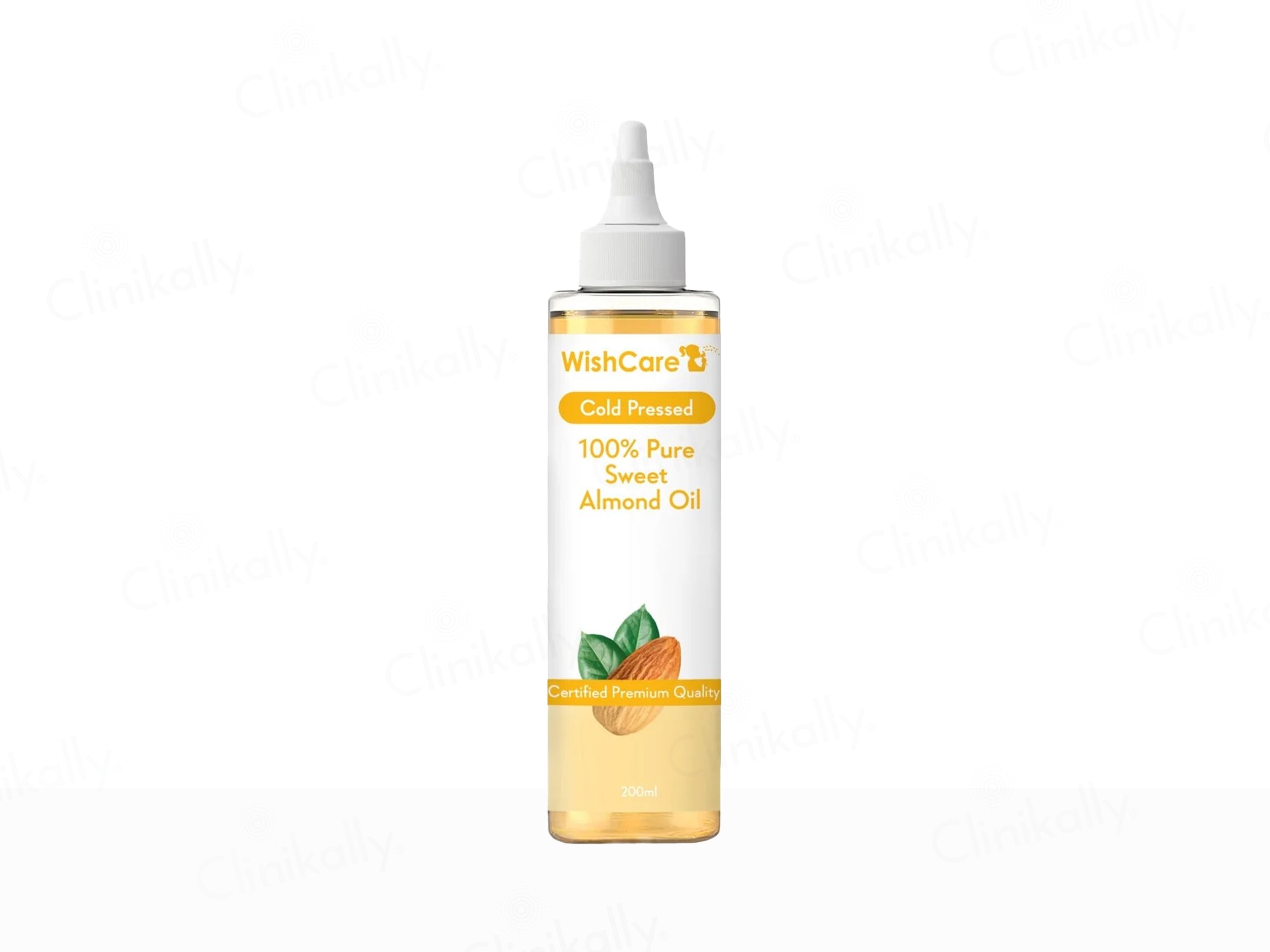 WishCare Cold Pressed 100% Pure Sweet Almond Oil