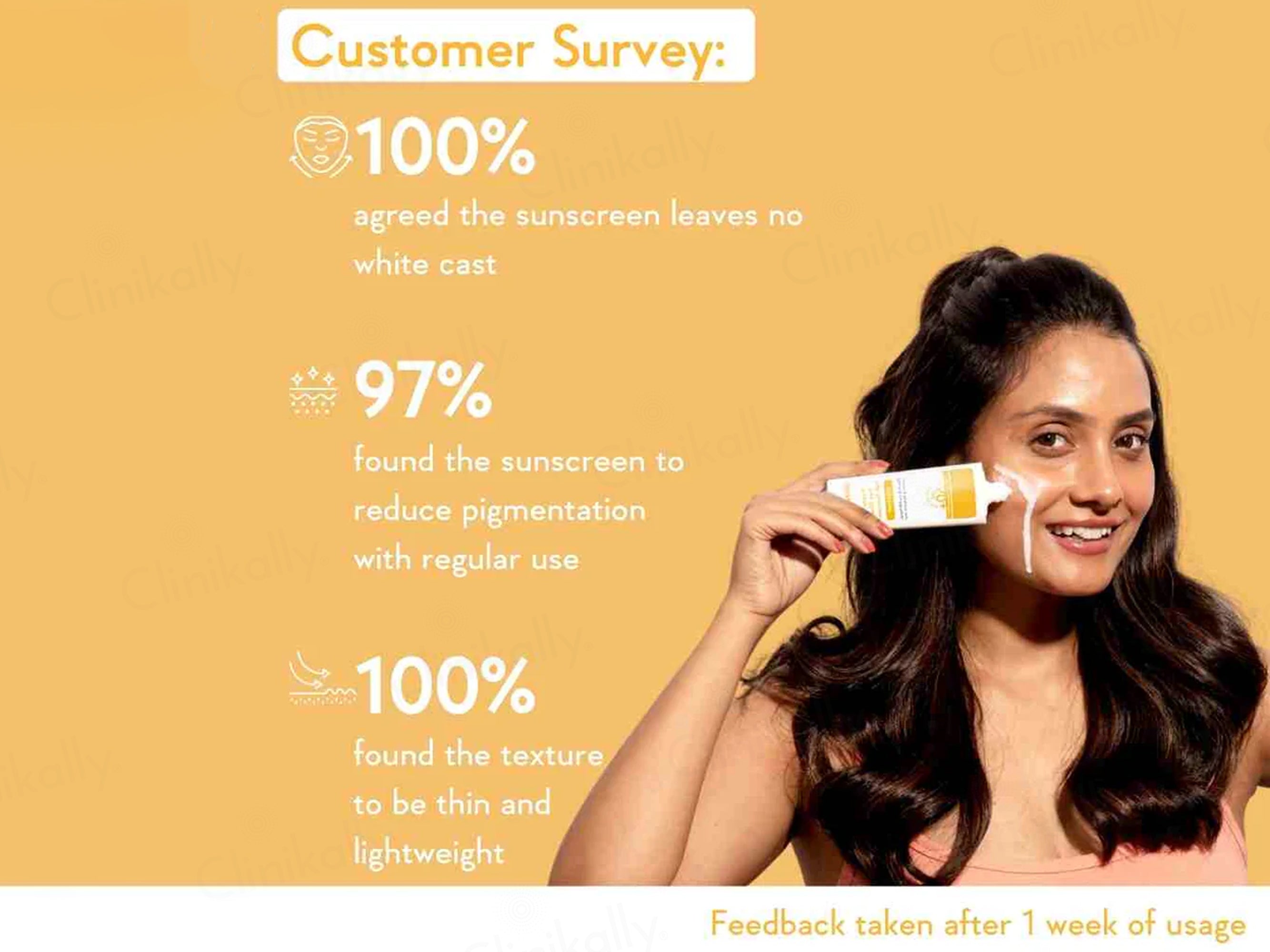 WishCare Vitamin C Pure Glow Milk Ultra Light Sunscreen SPF 50+ PA++++