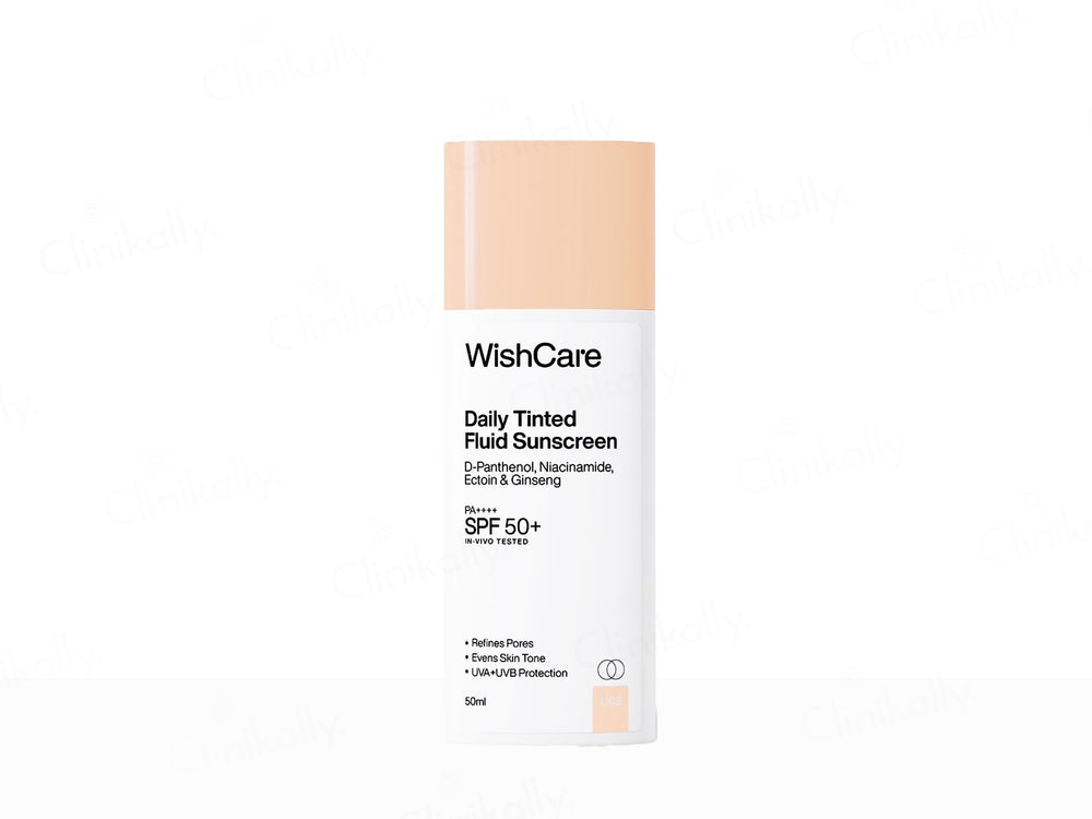 Wishcare Daily Tinted Fluid Sunscreen SPF 50+ PA++++