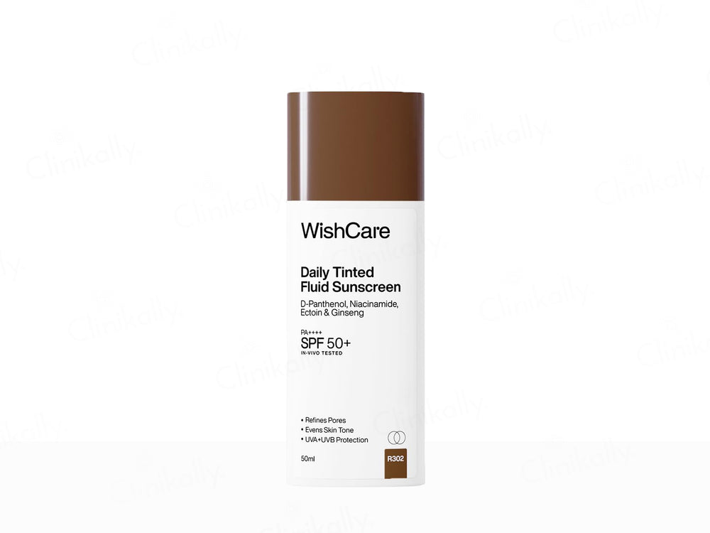 Wishcare Daily Tinted Fluid Sunscreen SPF 50+ PA++++