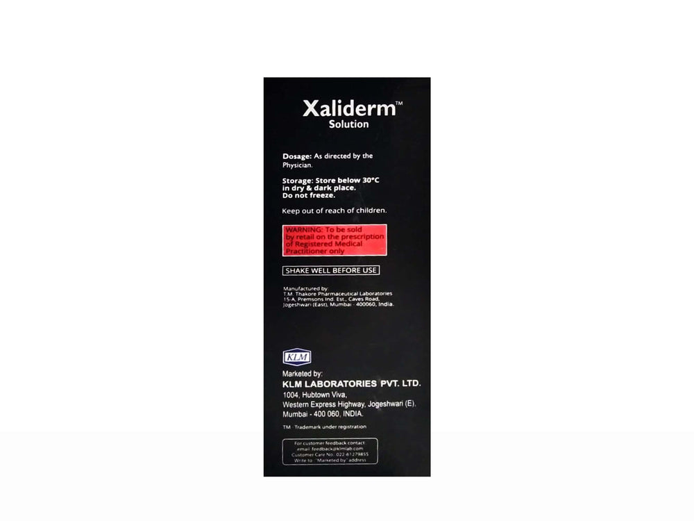 Xaliderm Scalp Solution