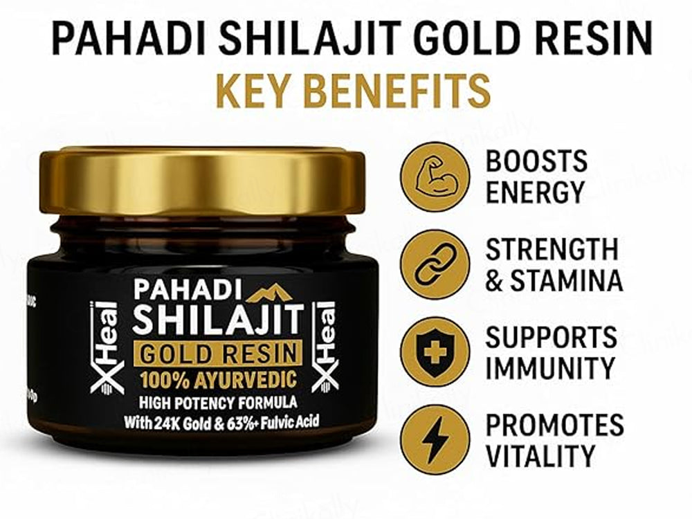 Xheal Pahadi Shilajit Gold Resin