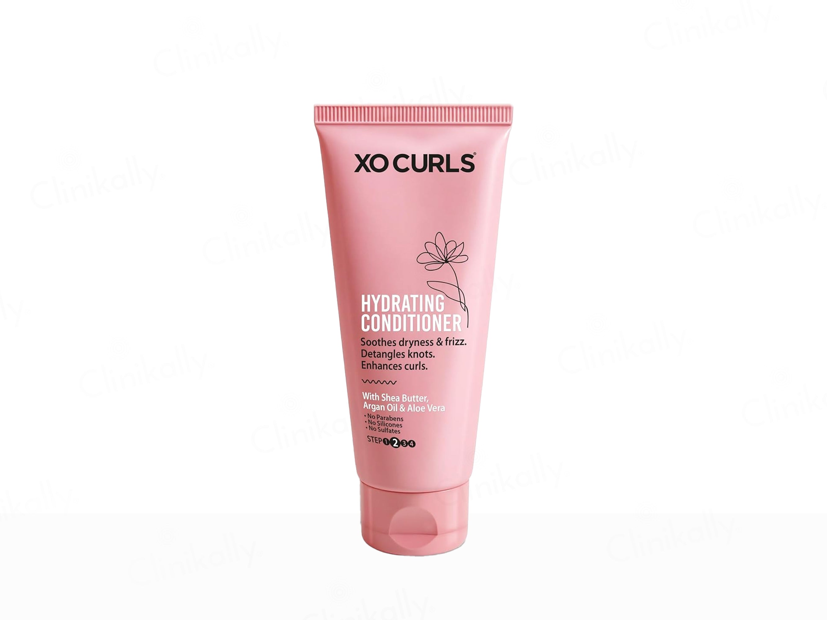 Xo Curls Hydrating Conditioner With Shea Butter, Argan Oil & Aloevera