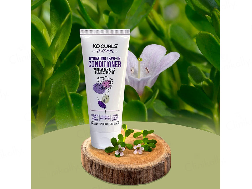 Xo Curls Hydrating Leave-In Conditioner With Brahmi, Olive Squalane & Argan Oil