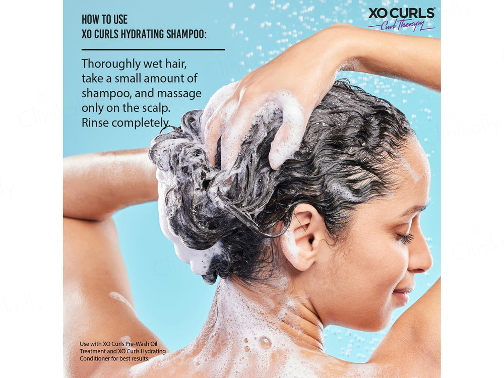 Xo Curls Hydrating Shampoo With Hibiscus, Flax Seed & Lavender