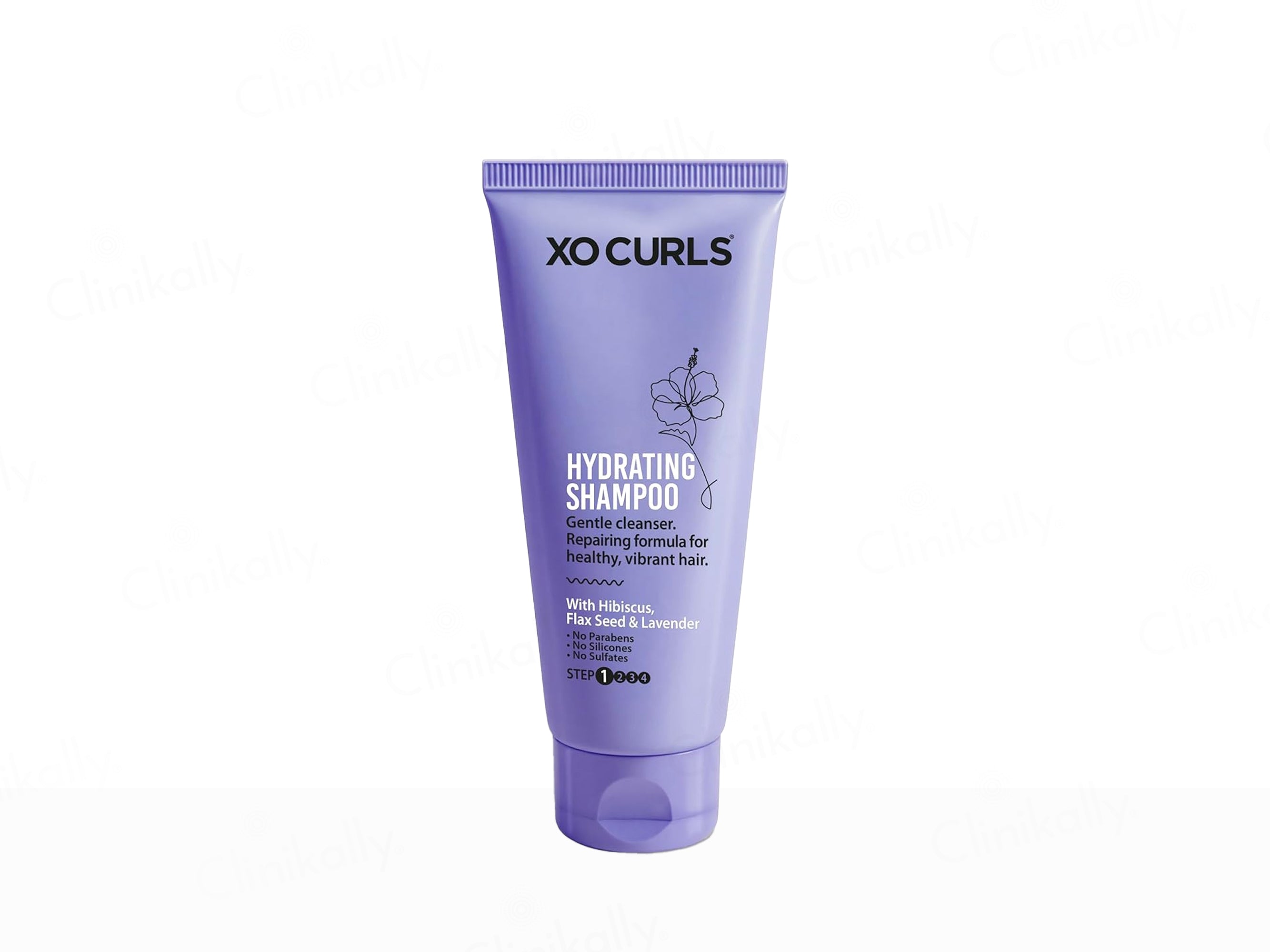 Xo Curls Hydrating Shampoo With Hibiscus, Flax Seed & Lavender