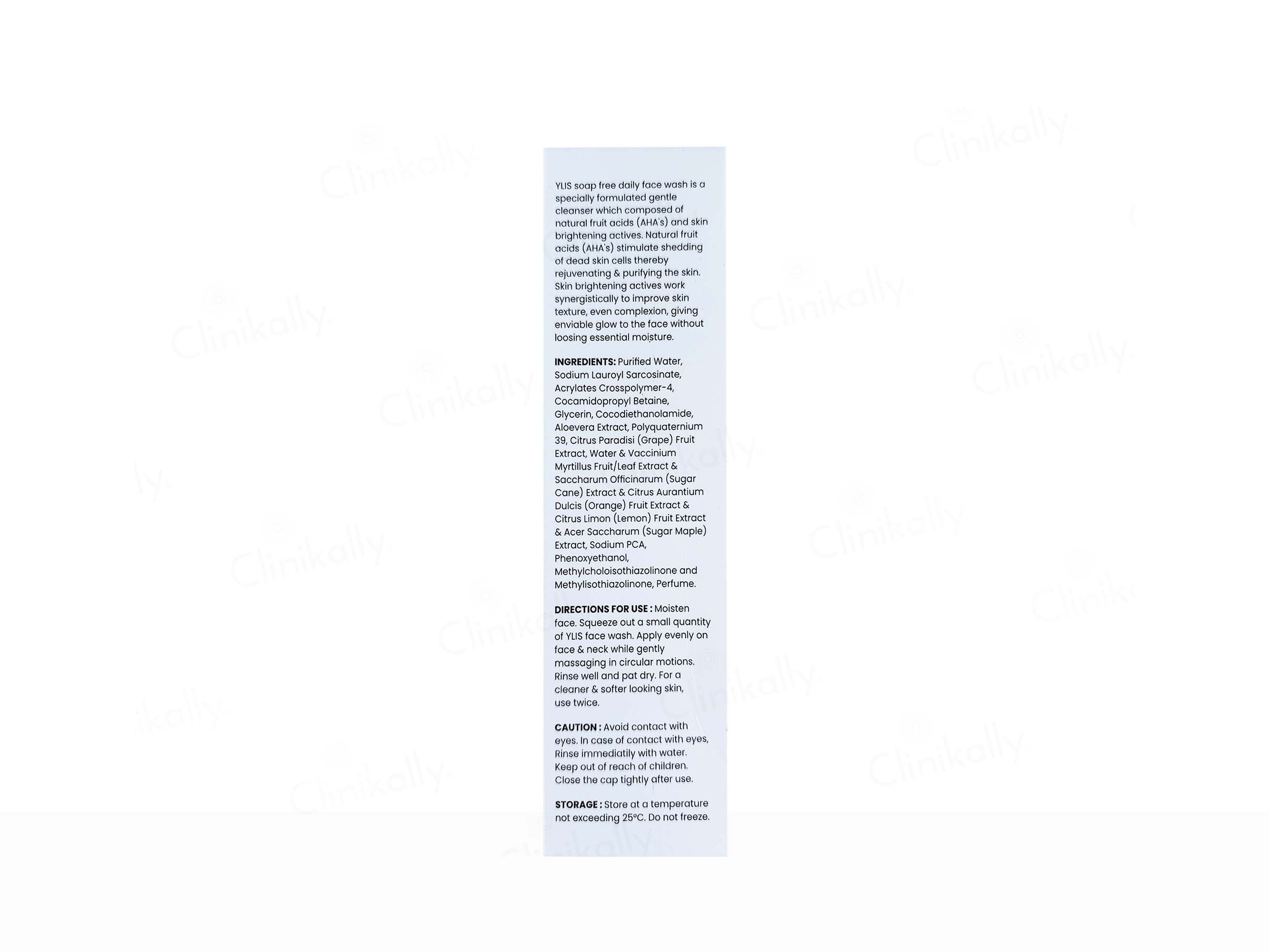 Ylis Rejuvenating & Luminating Face Wash