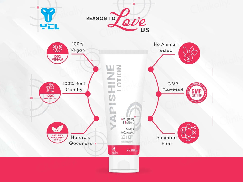 Yapishine Face & Body Whitening Lotion