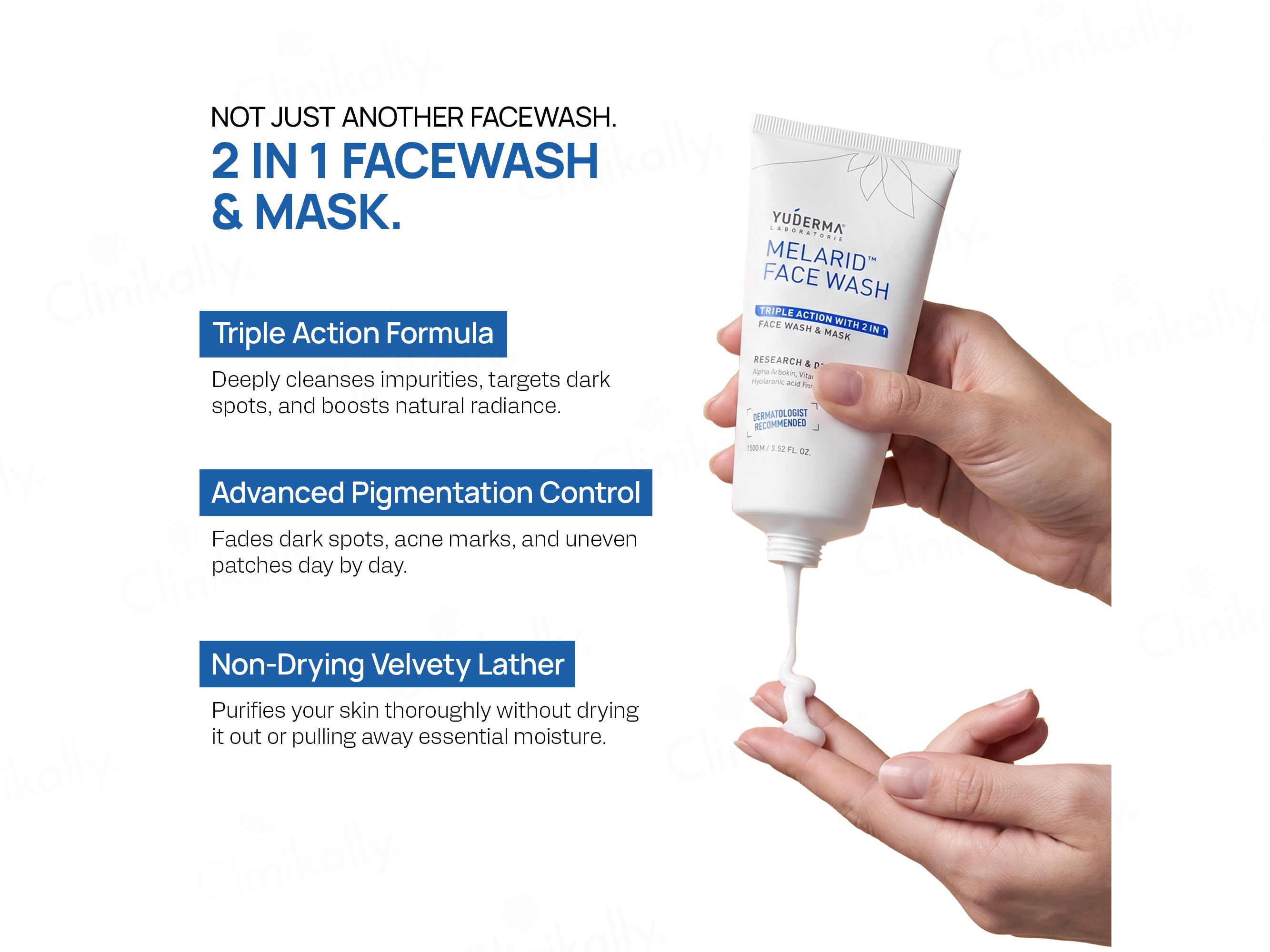 Yuderma Melarid Triple Action Face Wash