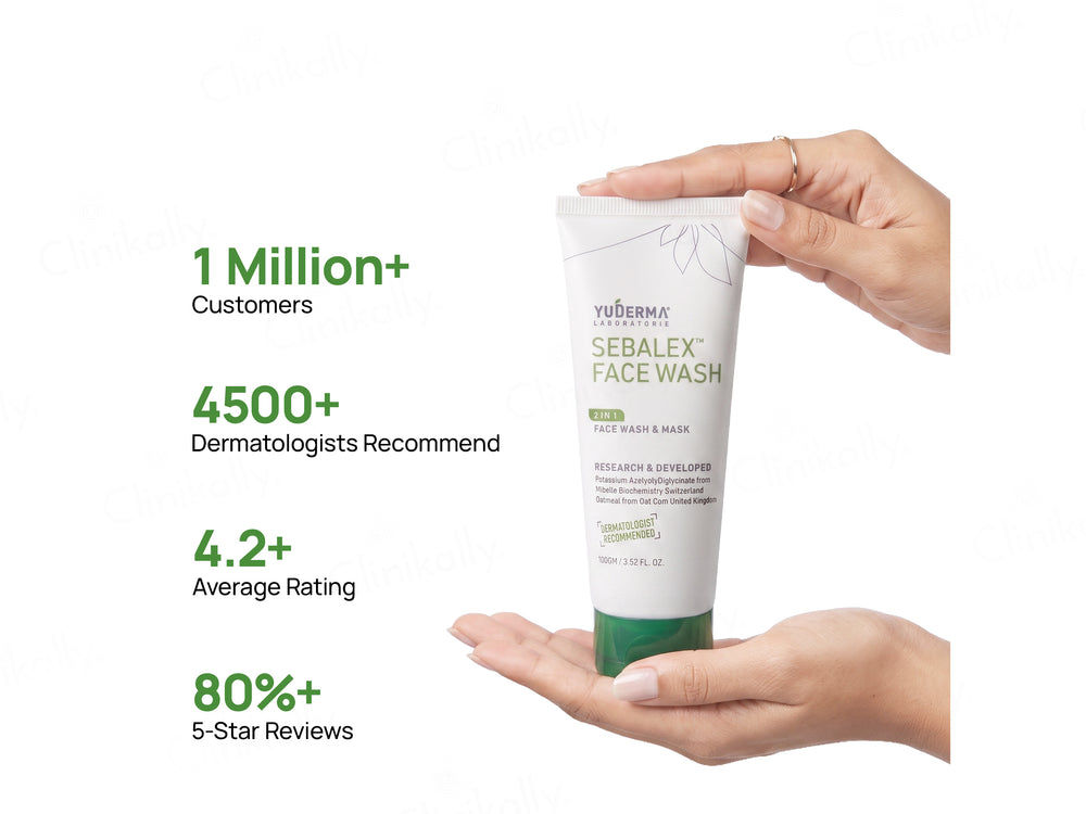 Yuderma Sebalex 2 in 1 Face Wash