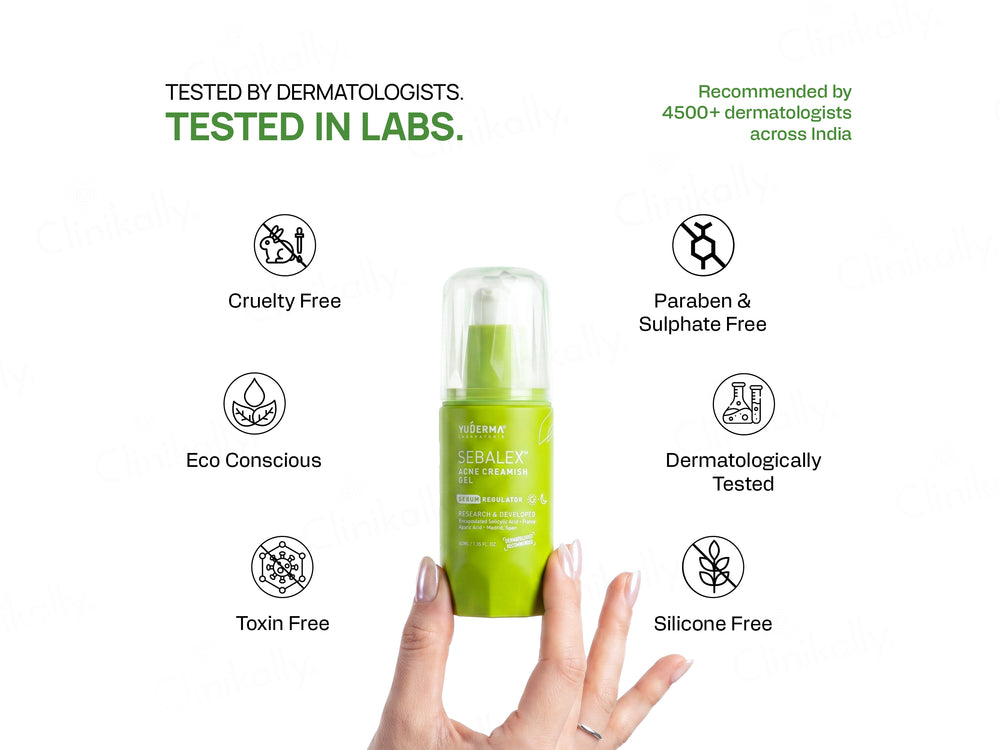 Yuderma Sebalex Acne Creamish Gel