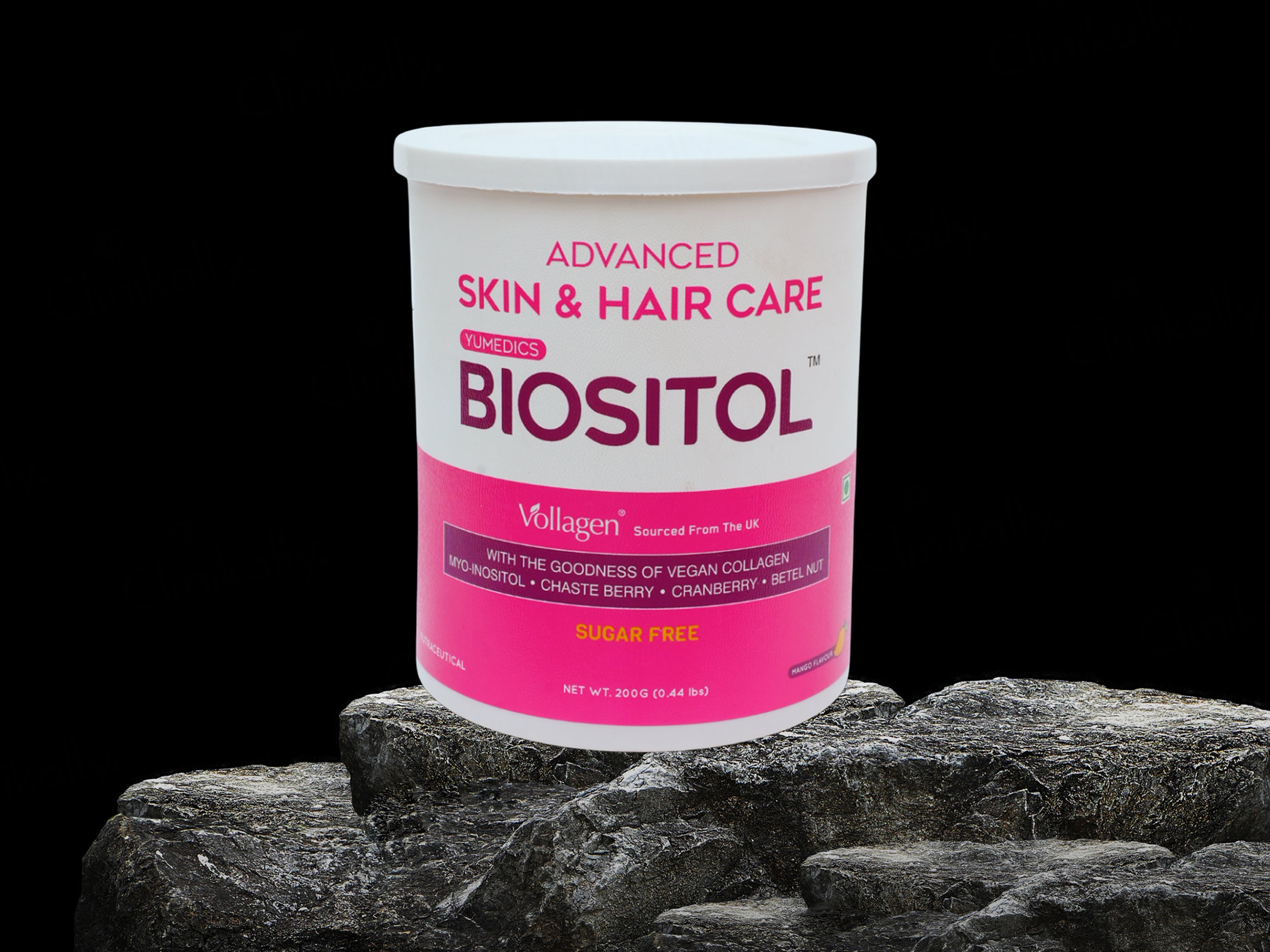 Yumedics Biositol Advanced Skin & Hair Care Vegan Collagen Powder - Mango Flavour