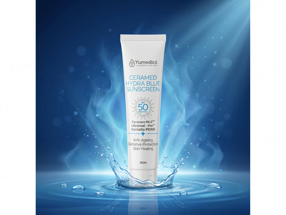 Yumedics Ceramed Hydra Blue Sunscreen SPF 50 PA ++++