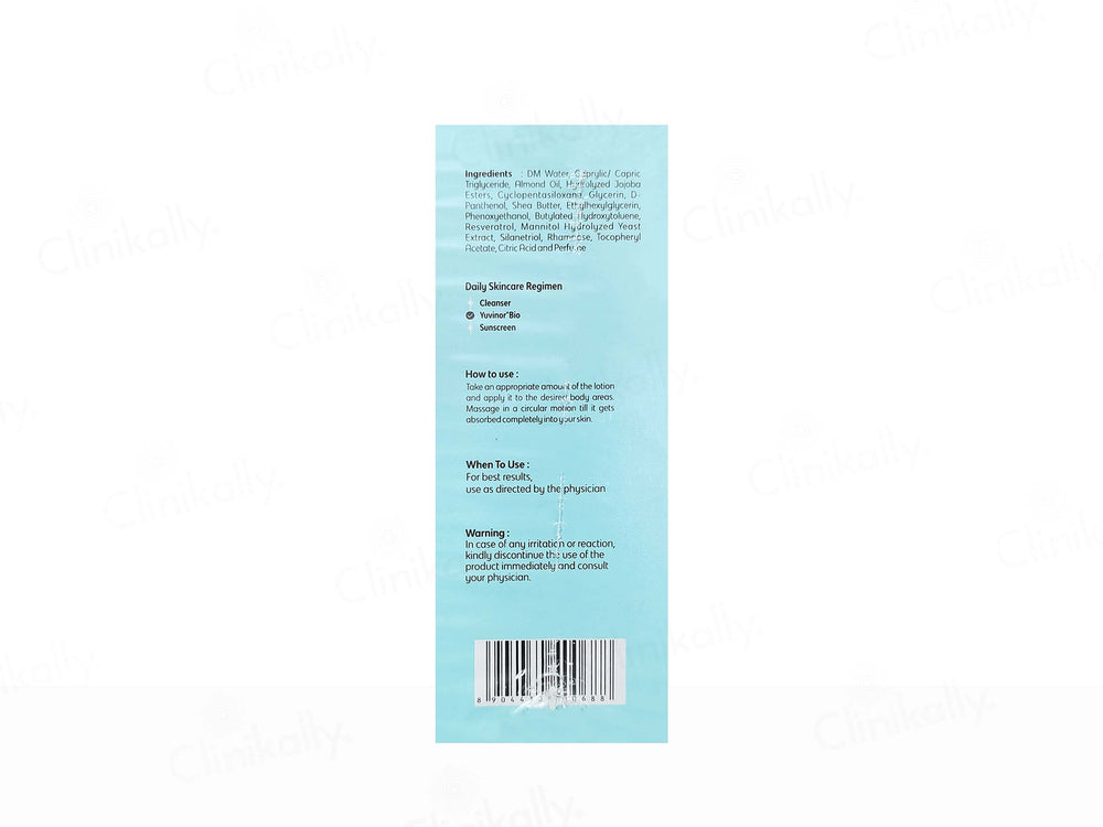 Yuvinor Bio Age Neutral Body Lotion