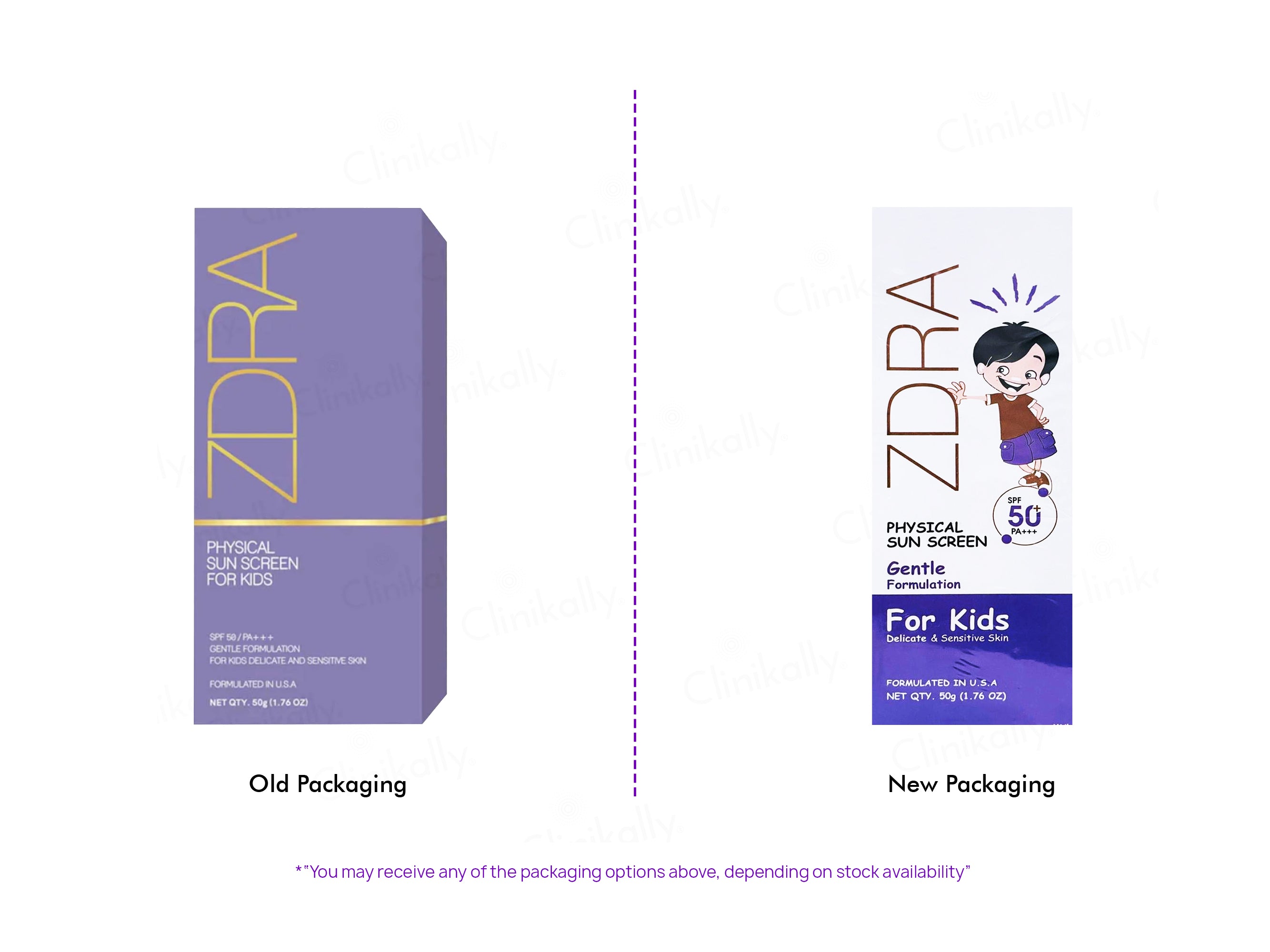 Zdra Physical Sunscreen For Kids SPF 50 PA+++
