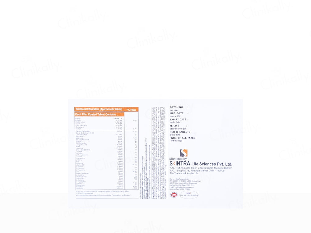 Zenhair Nutraceutical Supplement Tablet