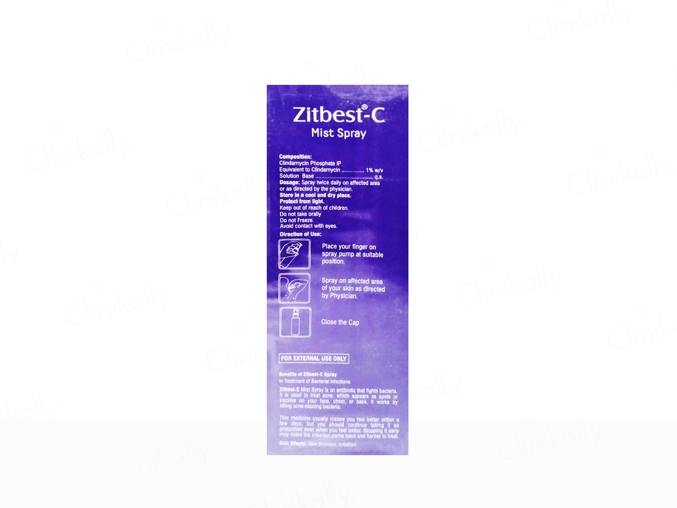 Zitbest-C Topical Mist Spray Solution