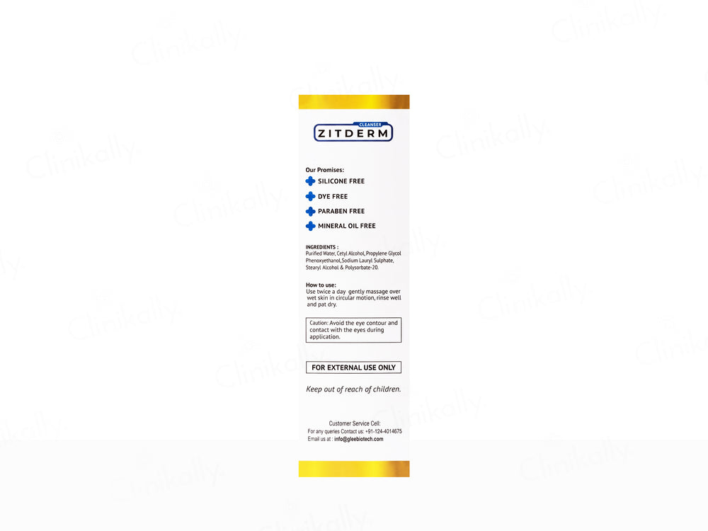Zitderm Mild Face Cleanser