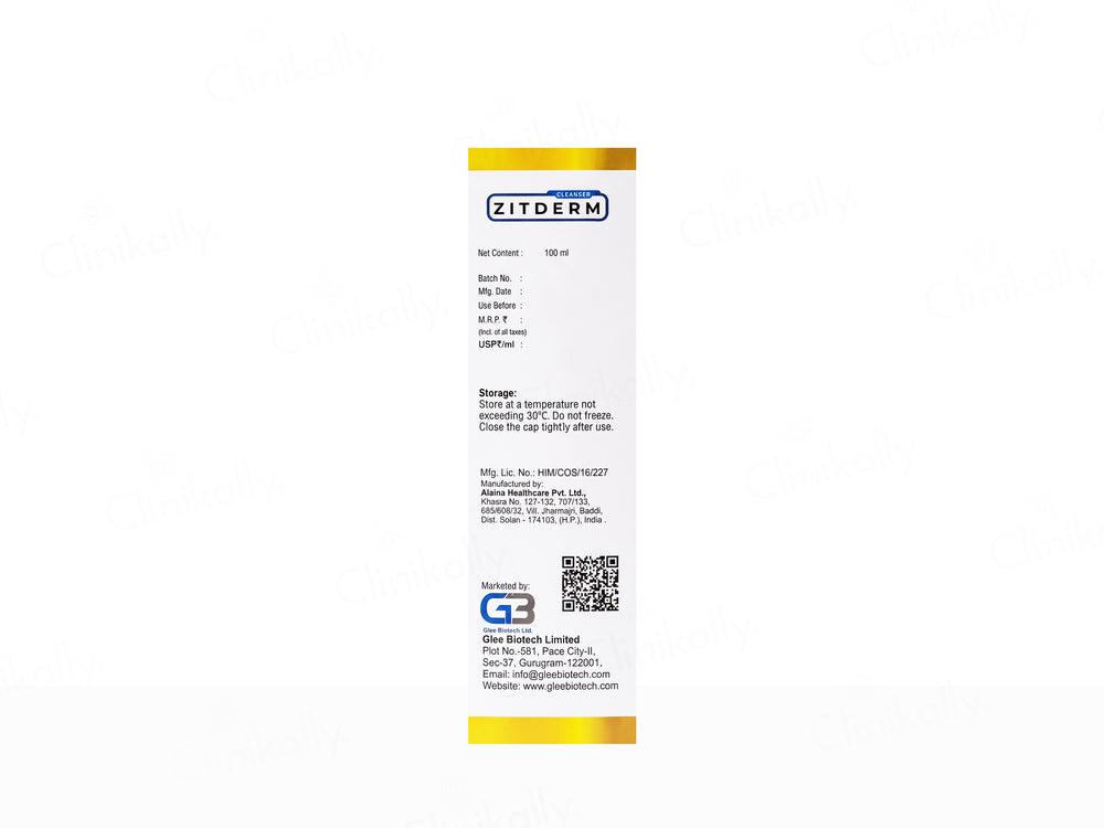 Zitderm Mild Face Cleanser