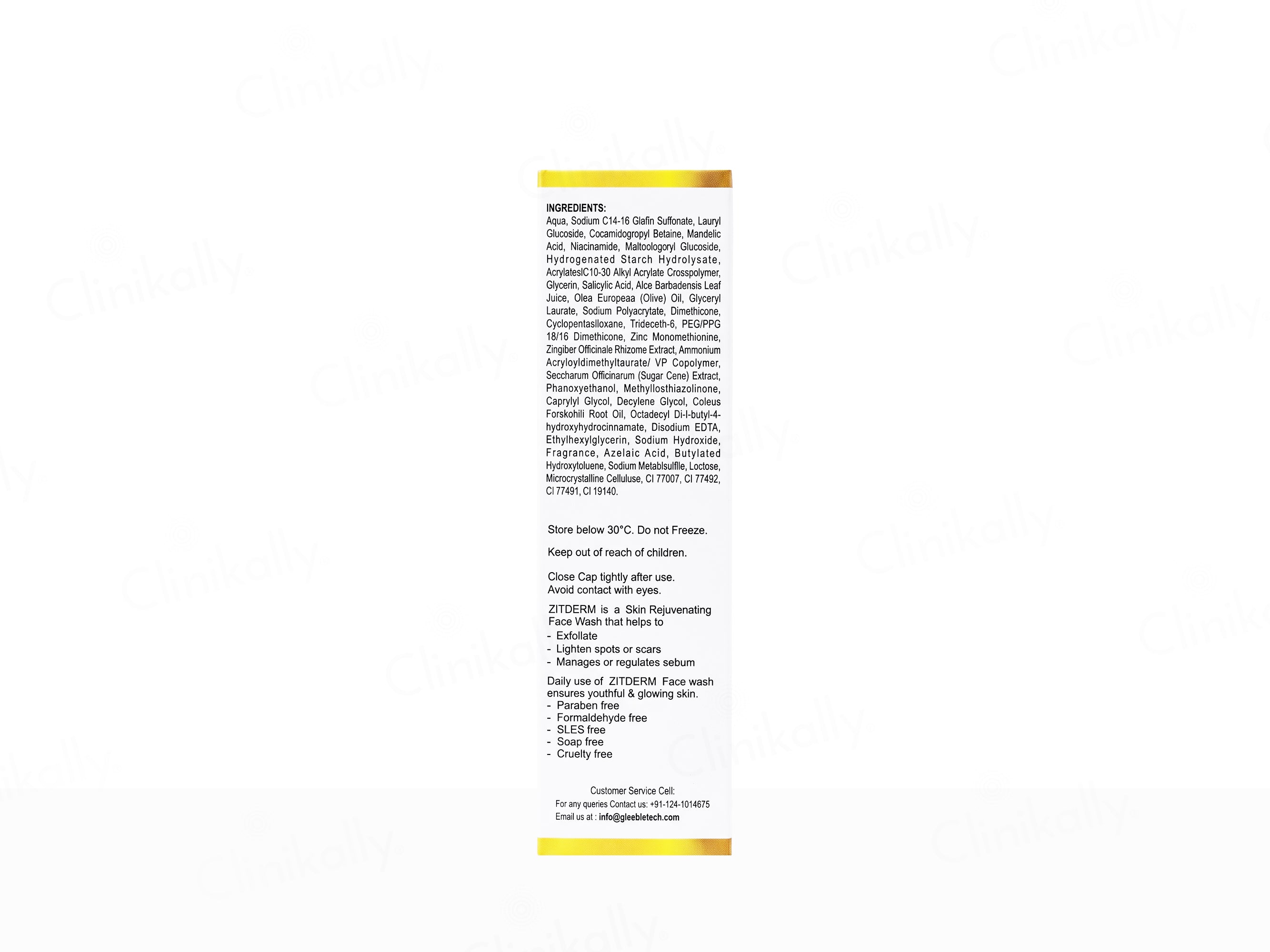 Zitderm Skin Rejuvenating Face Wash